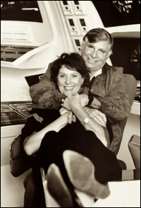 Majel and Gene Roddenberry