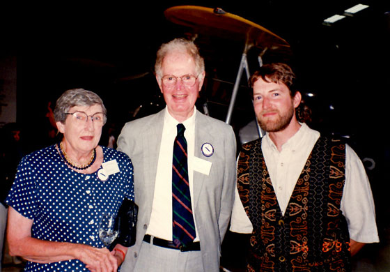 Catherine and David Hannah, together with Eric Lindbergh